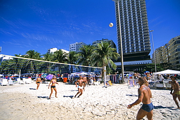 Copacabana beach, Rio de Janeiro, Brazil, South America