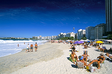 Copacabana beach, Rio de Janeiro, Brazil, South America