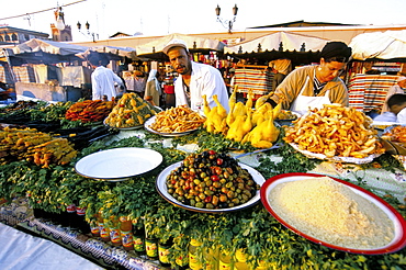 Place Jemaa El Fna, Marrakech (Marrakesh), Morocco, North Africa, Africa