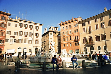 Piazza Navona, Rome, Lazio, Italy, Europe