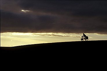 Sunset, Biking around Italy