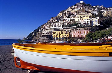 The beach, Positano, Campania, Italy