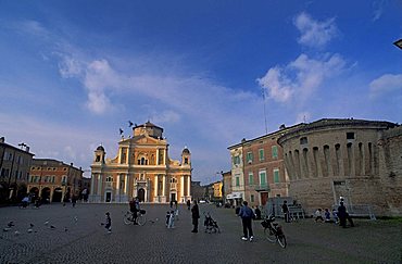 Martiri square, Carpi, Emilia Romagna, Italy. 