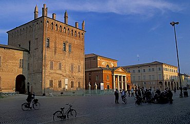 Martiri square, Carpi, Emilia Romagna, Italy. 