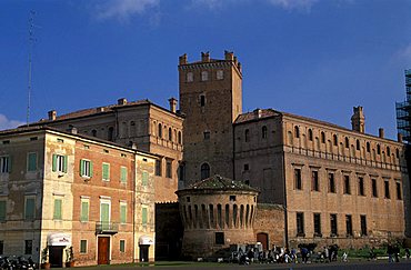 Pio castle, Martiri square, Carpi, Emilia Romagna, Italy. 