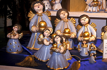 Angels of pottery, Thun factory, Bolzano, Trentino Alto Adige, Italy. 