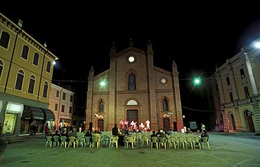 Foreshortening, Mirandola, Emilia Romagna, Italy