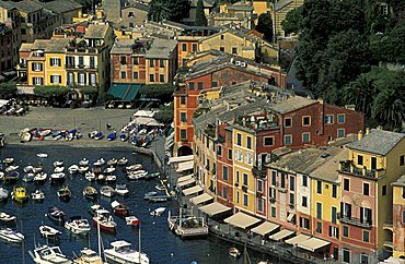 Piazzetta, Portofino, Genoa, Liguria, Italy