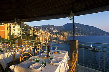 Rosa restaurant, Camogli, Liguria, Italy