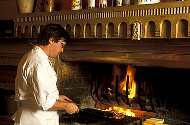 Pietro Battistoni chef, Al Calmiere restaurant, Verona, Veneto, Italy.