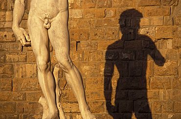 David, Piazza della Signoria, Florence, Tuscany, Italy