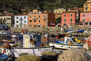 Giglio Harbour, Isola Del Giglio, Toscana, Tuscany, Italy