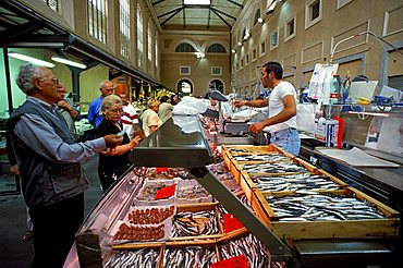 Fish market, Livorno, Tuscany, Italy