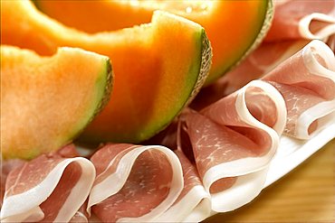 Ham and melon, Italy