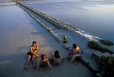 Saltworks, Nubia, Sicily, Italy 