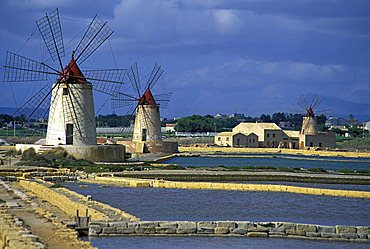 Saltworks, Nubia, Sicily, Italy 