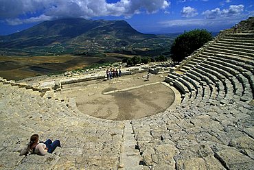 Theatre, Segesta, Sicily, Italy