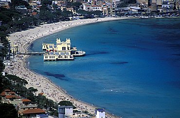 Charleston restaurant, Mondello, Sicily, Italy