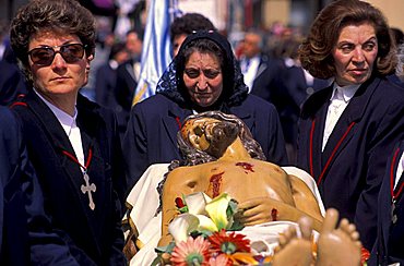 The Good Friday procession, Trapani, Sicily, Italy  
