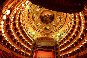 Bellini theatre, Catania, Sicily, Italy