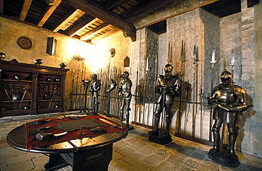 Interior of Ca' Marcello Castle, Monselice, Veneto, Italy