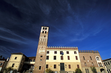 Palazzo Tiso and Torre della Rocca, Camposampiero, Veneto, Italy