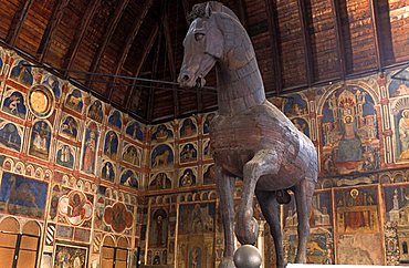 A room of the Palazzo della Ragione, Padua, Veneto, Italy