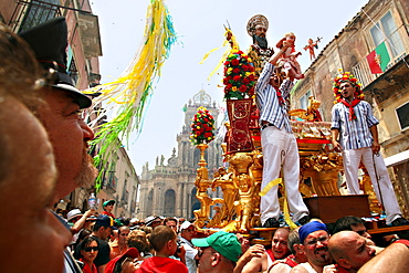 Procession, San Paolo feast, Palazzolo Acreide, Sicily, Italy