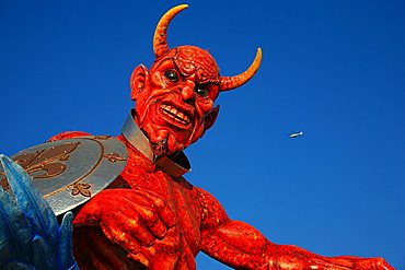 Devil mask, Carnival 2007, Viareggio, Tuscany, Italy