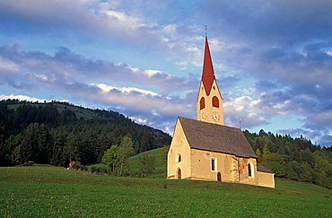 San Giacomo Nessano church, Val Pusteria, Trentino Alto Adige, Italy