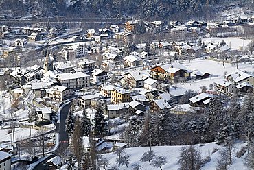 Cityscape, Antey Saint André, Valle d'Aosta, Italy