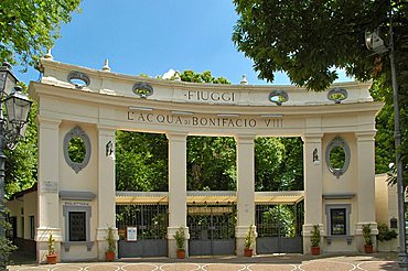 Entrance, Thermal bath, Fiuggi, Lazio, Italy