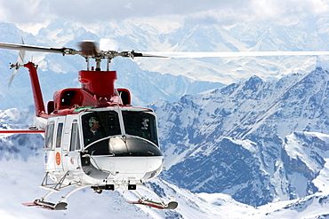 Air rescue, Breuil Cervinia, Valle d'Aosta, Italy