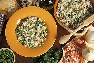 Rice with peas, Veneto, Italy