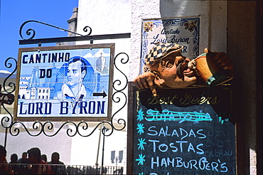 Lord Byron snack bar, Sintra, Portugal, Europe 