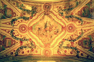 Ceiling, Santa Sofia Church, Giugliano, Campania, Italy