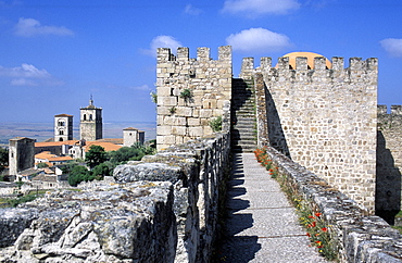 Alcazaba (fortress), Trujillo, Extremadura region, Spain, Europe