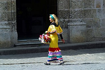 Cathedral square, Havana, Cuba, West Indies, Central America