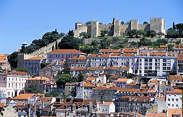 Sao Jorge castle, Lisbona, Portugal, Europe