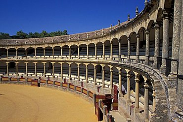 Ronda bullring, Malaga, Autonomous Community of Andalusia, Spain

