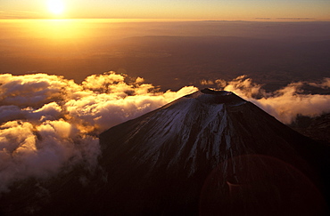 Ruapehu mountain, Lake Taupo region, North Island, New Zealand, Pacific