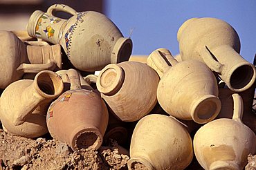 Pots, Jerba island, Tunisia, North Africa, Africa