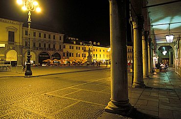 Emanuele II square, Rovigo, Veneto, Italy