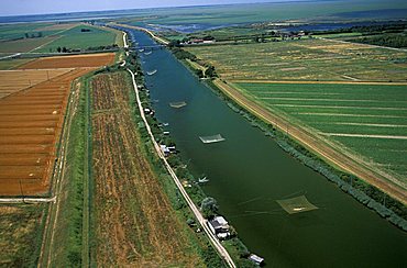 Landscape, Comacchio Valleys, Emilia-Romagna, Italy 