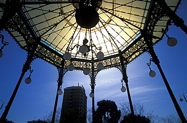 Gazebo, Bellini villa, Catania, Sicily, Italy