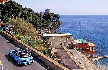 Foreshortening, Marina Piccola, Capri island, Campania, Italy