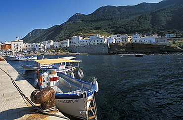 Scalo Vecchio port, Marettimo island, Egadi islands, Sicily, Italy