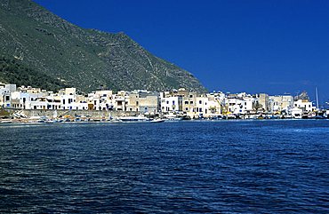 Cityscape, Marettimo island, Egadi islands, Sicily, Italy