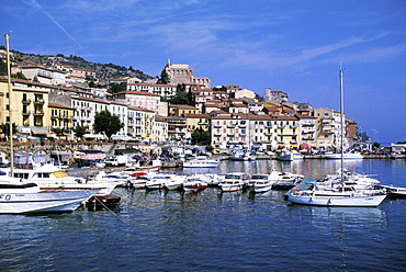 Cityscape, Porto Santo Stefano, Tuscany, Italy