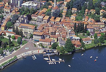 Cityscape, Cernobbio, Como lake, Lombardy, Italy